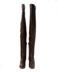 Croc Effect Canalazzo Over The Knee Boots 39 Barrel