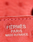 Ostrich Birkin 30 Rouge Vif