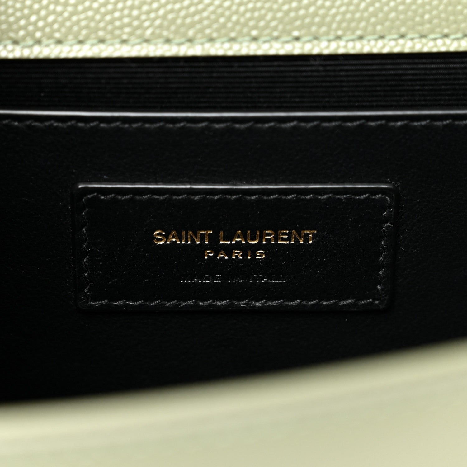 Grain De Poudre Medium Classic Monogram Kate Satchel Light Sage
