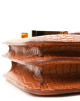 Matte Alligator Constance 18 Gold
