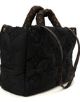 Econyl Monogram Pillow Giant Onthego MM  Black