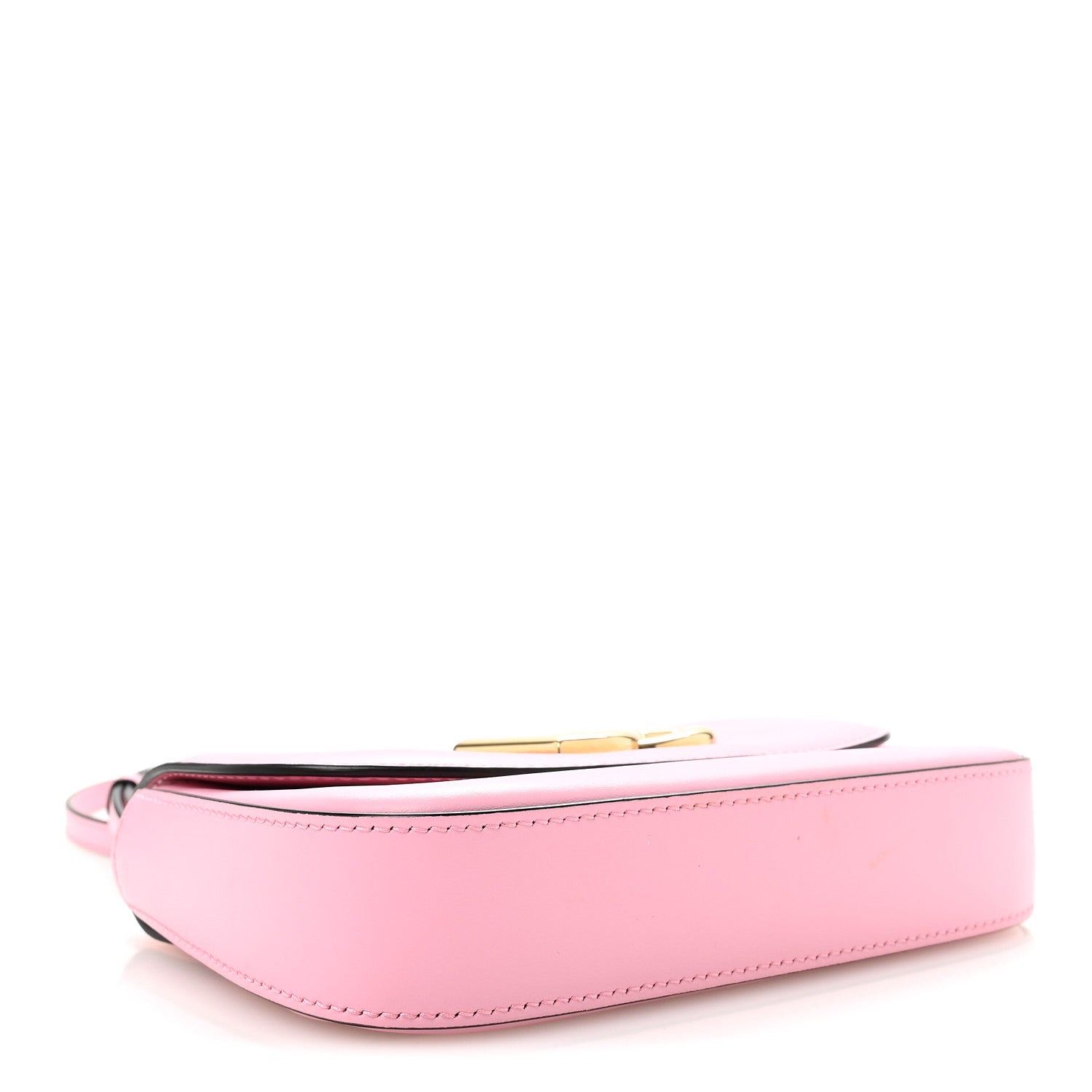 Calfskin 3.5 Flap Crossbody Bag Pink