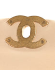 Lambskin Quilted Medium CHNL 19 Flap Beige