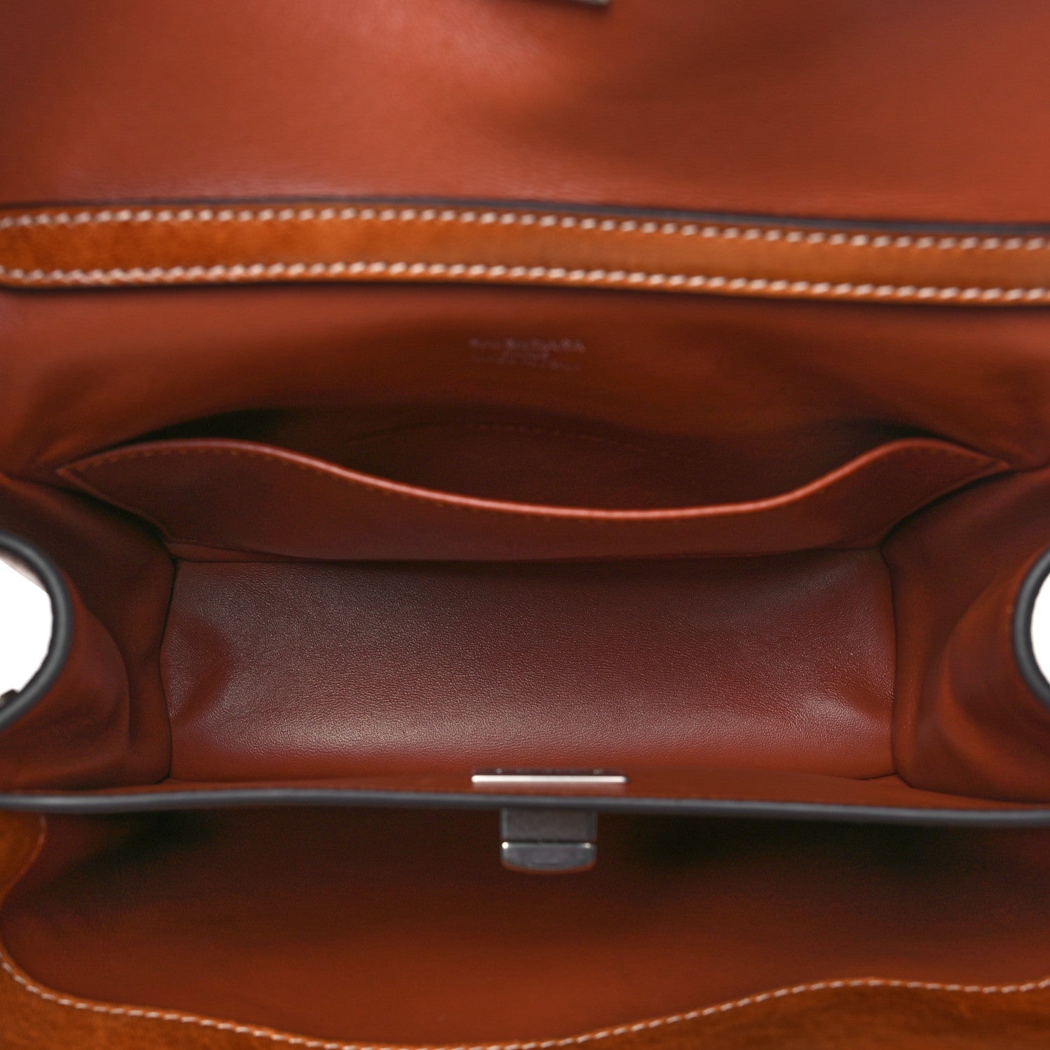 Vegetable Tanned Lambskin Mini Rodeo Top Handle Handbag Tan Cowboy