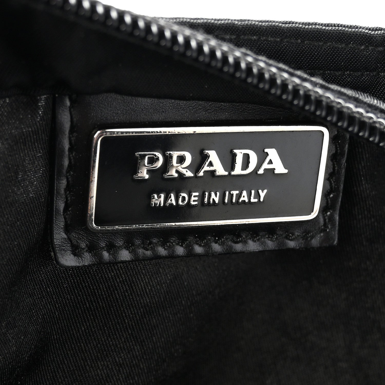 Nylon Vela Flat Messenger Bag Black