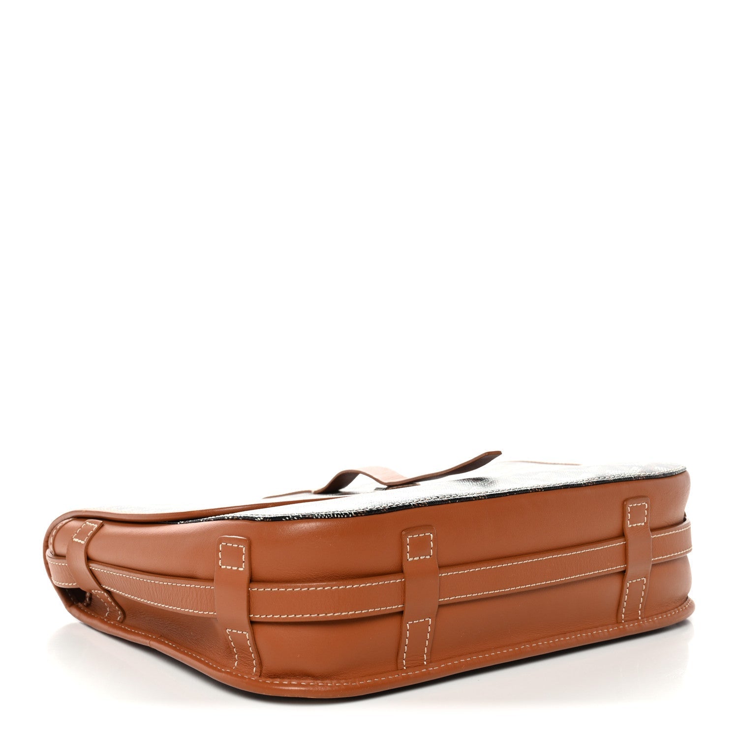 Goyardine Belvedere II MM Messenger Bag Black Gold