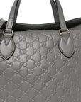 GCCIssima Linea A Foldover Tote Storm Grey