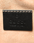 Calfskin Matelasse Mini GG Marmont Chain Shoulder Bag Black