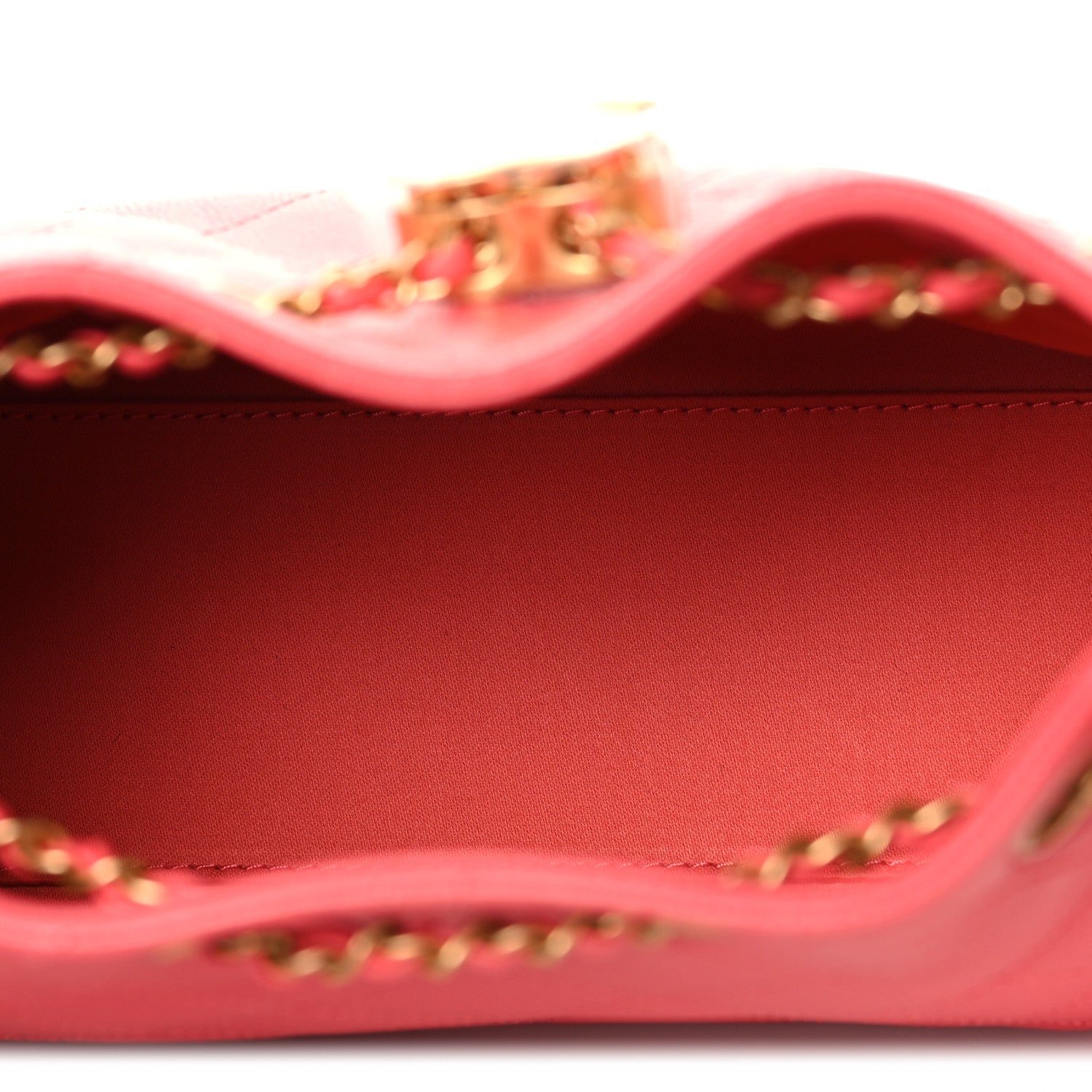 Caviar Quilted Mini CHNL 25 Handbag Coral