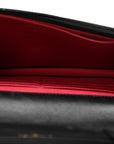 Lambskin Quilted CHNL 19 Wallet On Chain WOC Black