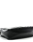 Calfskin Matelasse Monogram Lou Camera Bag Black