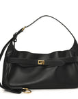 Smooth Calfskin Small Bel Air Shoulder Bag Black
