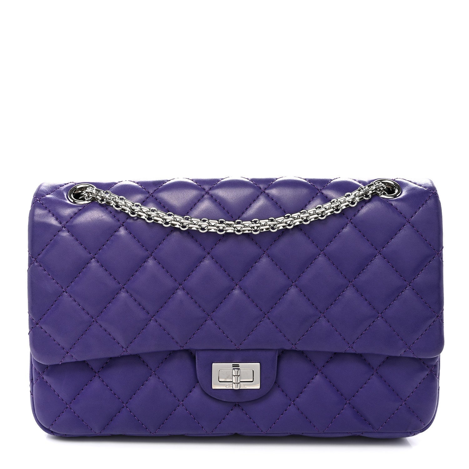 Lambskin Quilted 2.55 Reissue 226 Flap Purple