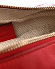 Pebbled Calfskin Small Soho Disco Bag Vibrant Red