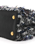 Tweed Calfskin Capucines MM Multicolor