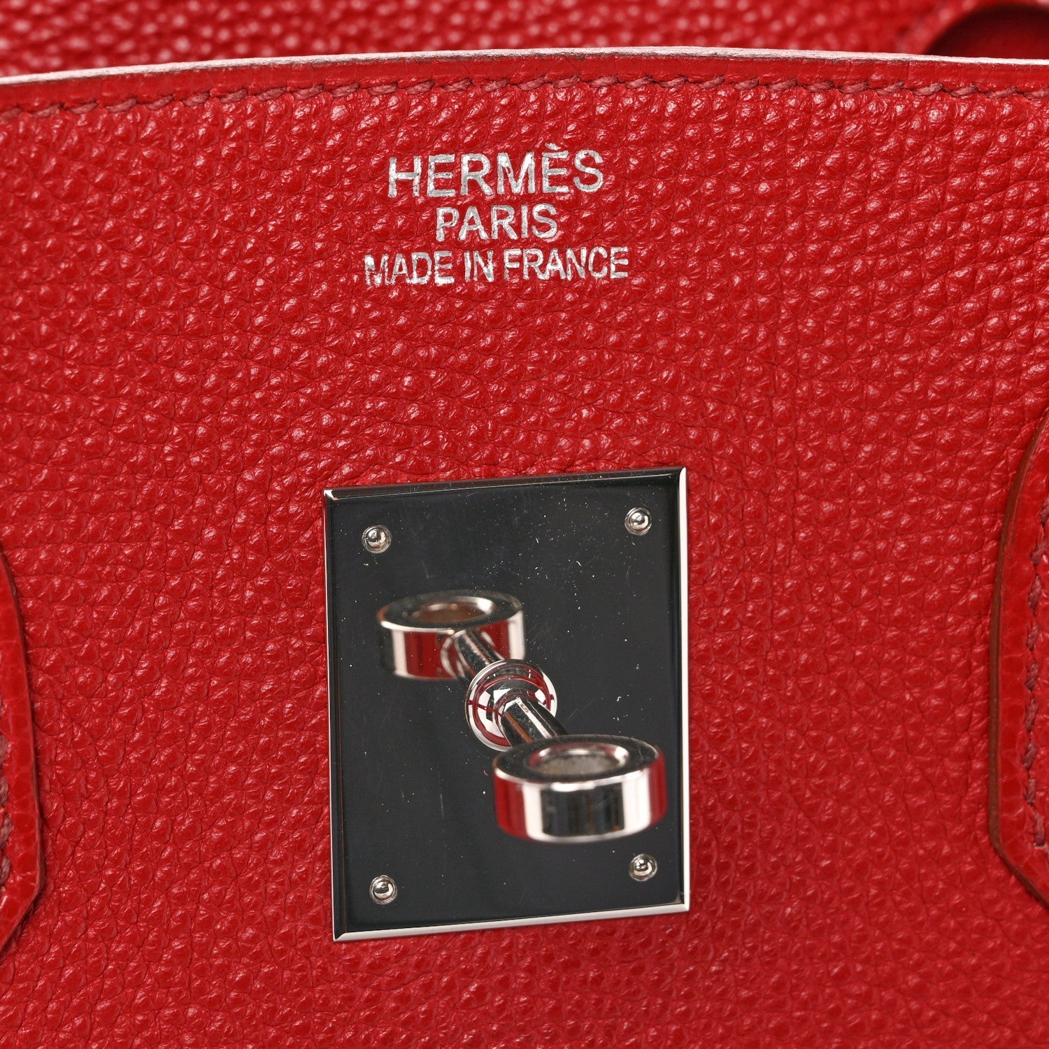 Togo Birkin 35 Rouge Garance
