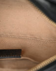 Calfskin Web Mini Ophidia Shoulder Bag Black