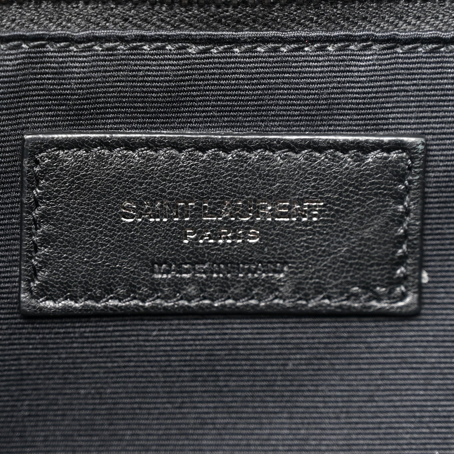 Crinkled Calfskin Matelasse Monogram Medium Niki Chain Satchel Black