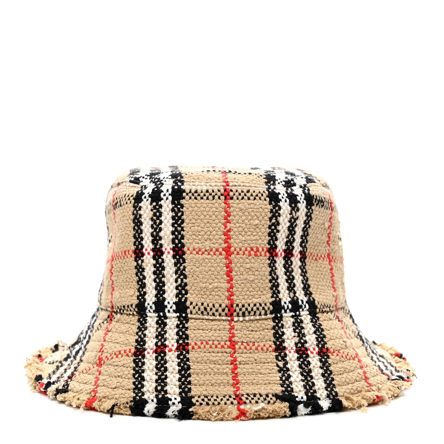Tweed Check Bucket Hat M Archive Beige