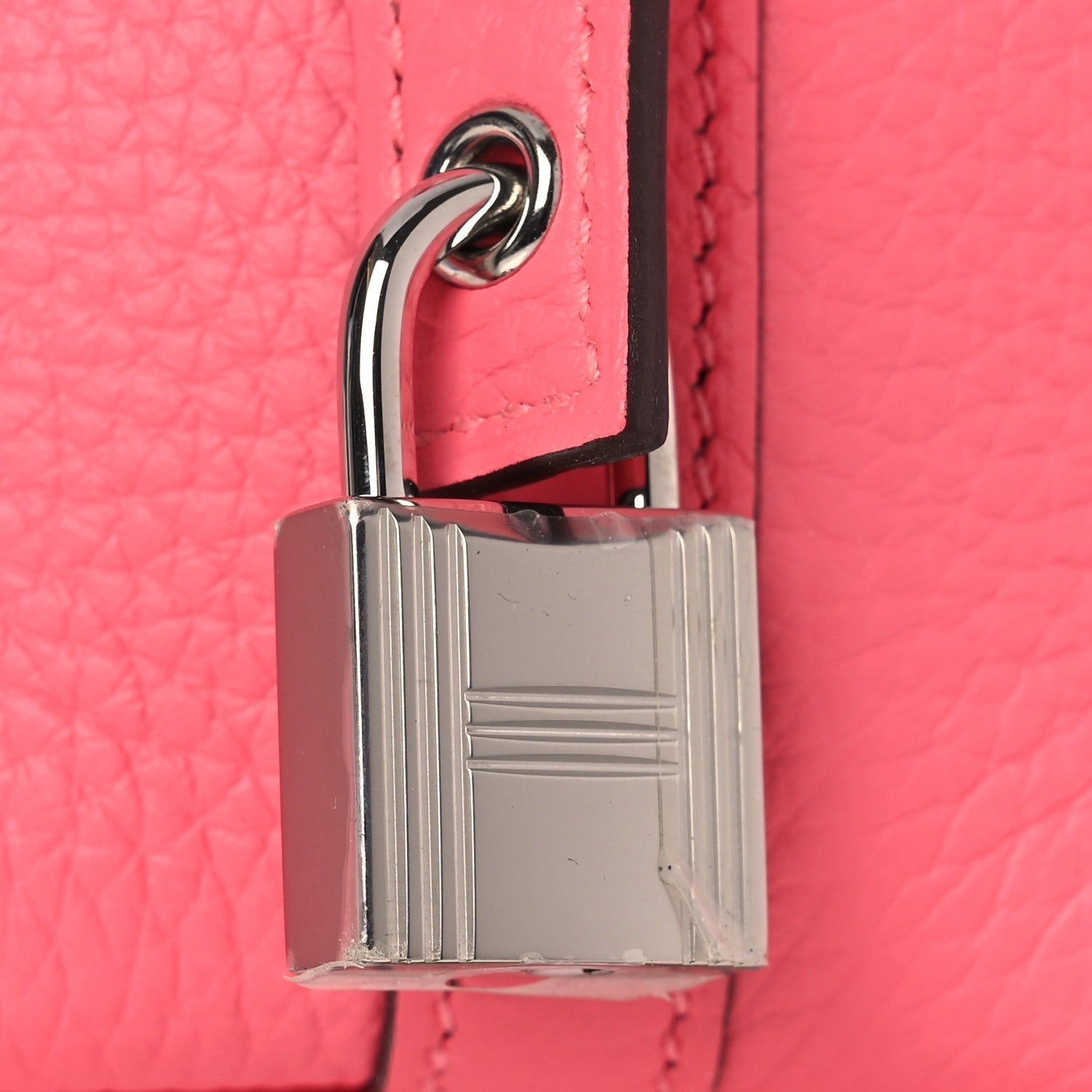 Taurillon Clemence Picotin Lock 18 PM Rose Azalee