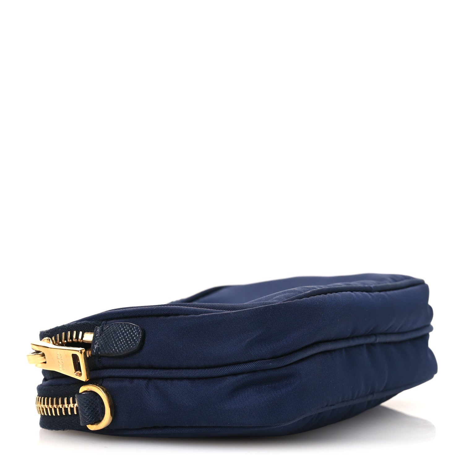 Tessuto Nylon Saffiano Mini Camera Crossbody Royal