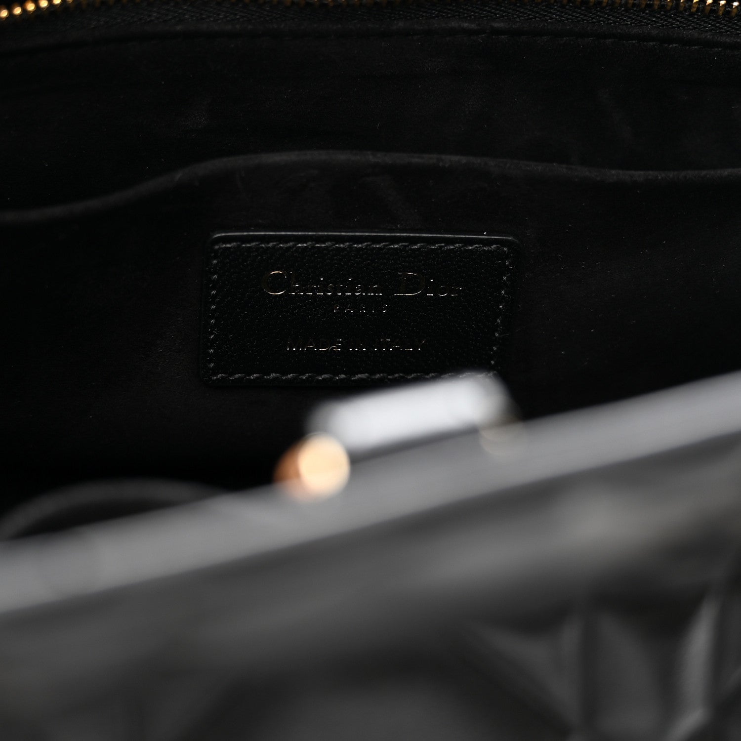 Lambskin Cannage The Lady 95.22 Black