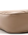 Calfskin Matelasse Monogram Lou Camera Bag Dark Latte