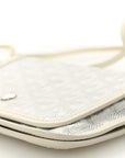 Goyardine Plumet Wallet Clutch White