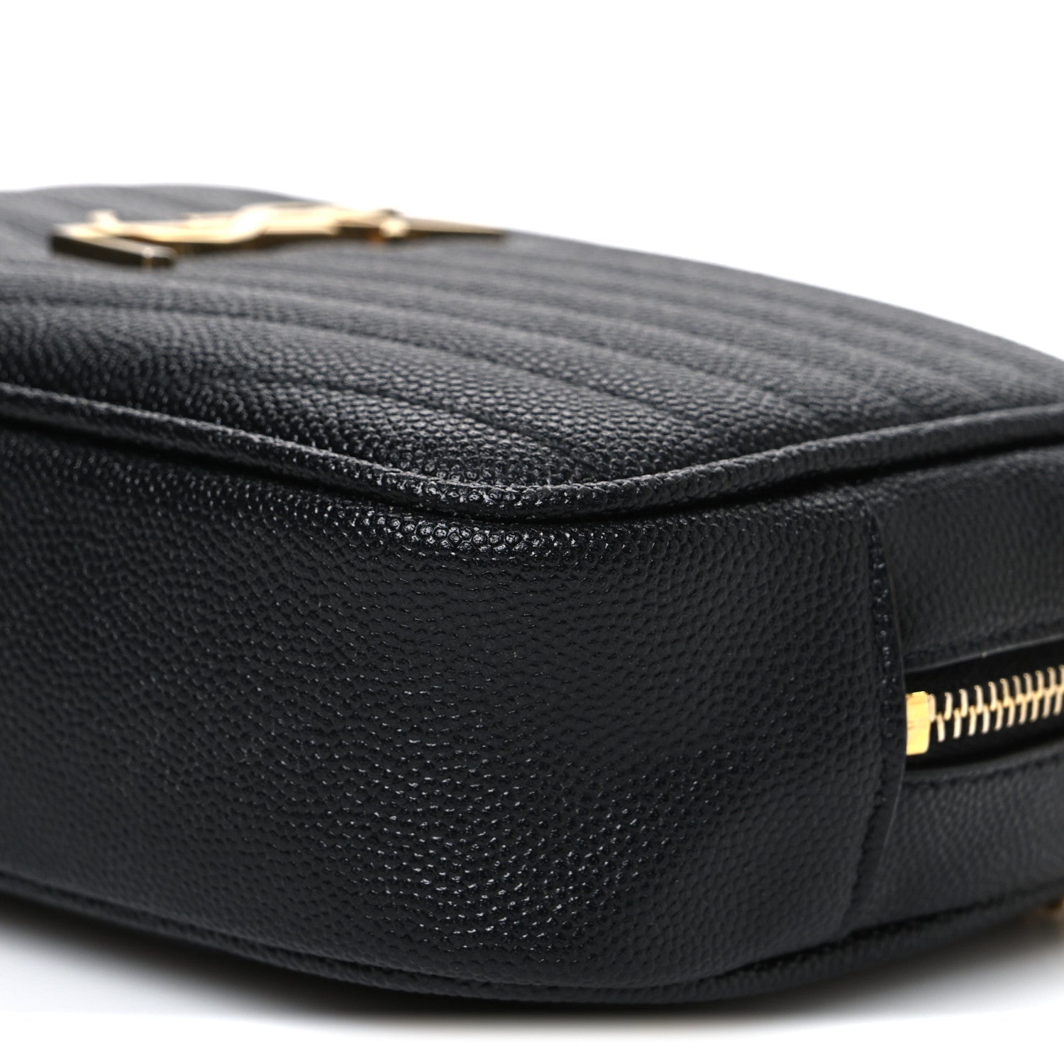 Grain De Poudre Matelasse Monogram Mini Lou Camera Bag Black