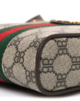 X BLNCG BB Supreme Monogram Web Mini Ophidia Messenger Beige New Acero