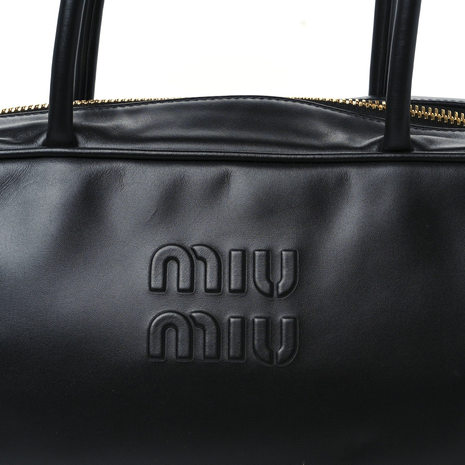 Soft Calf Softy Large Beau Top Handle Bag Black