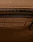 Drummed Calfskin Micro Luggage Dune