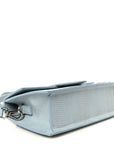 Calfskin Lizard Embossed Le Grand Bambino Light Blue