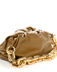 Calfskin The Pouch Chain Teak