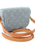 Monogram Denim Mini Bumbag Sky Blue