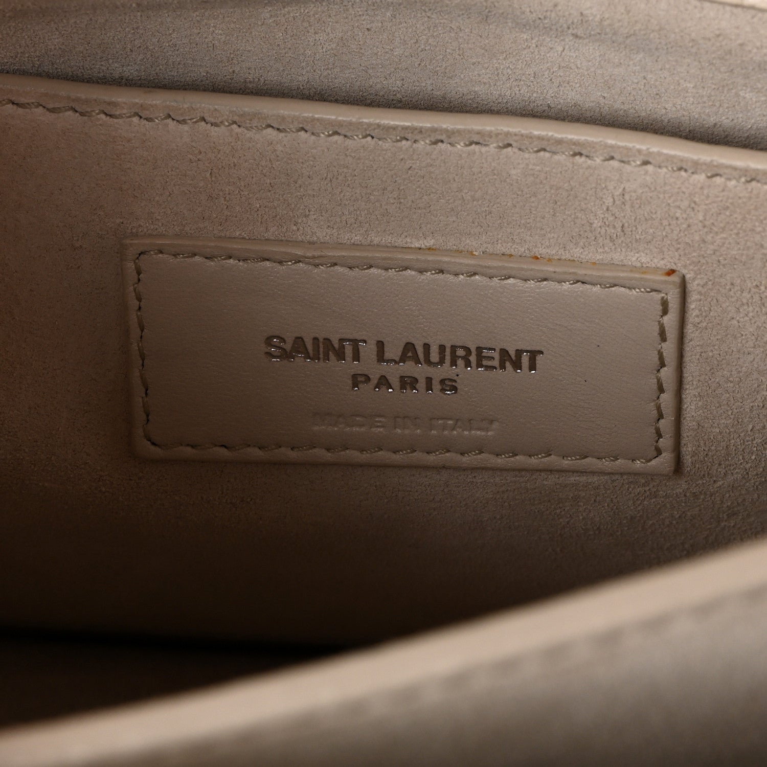 Calfskin Crocodile Embossed Medium Monogram Sunset Blanc Vintage
