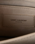 Calfskin Crocodile Embossed Medium Monogram Sunset Blanc Vintage