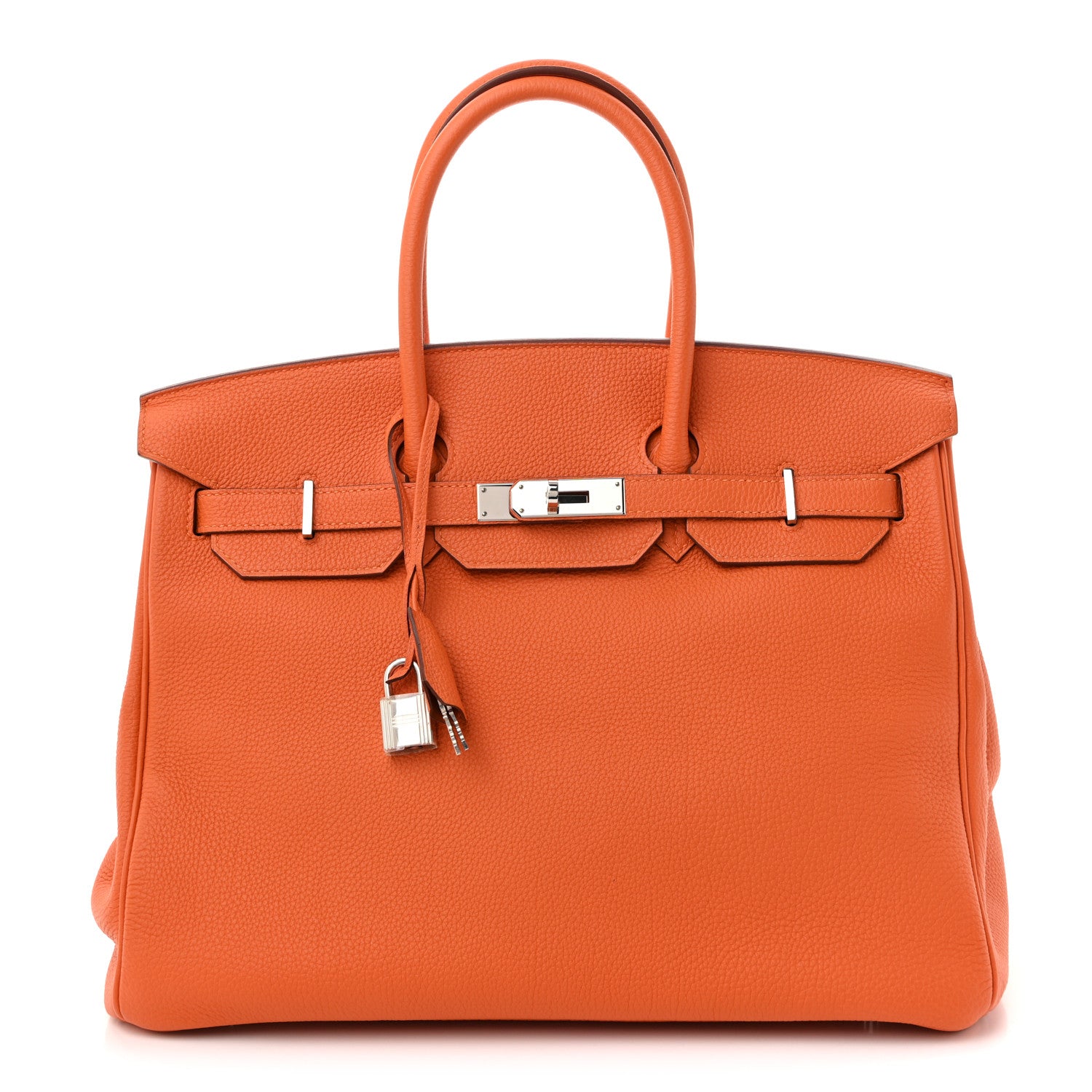 Togo Birkin 35 Orange