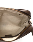 GG Supreme Monogram Web Small Ophidia Messenger Bag Brown