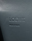Calfskin Mini Barcelona Shoulder Bag Stone Blue