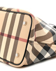 Supernova Check Small Nickie Tote Black