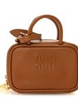 Calfskin Beau Micro Bag Cognac