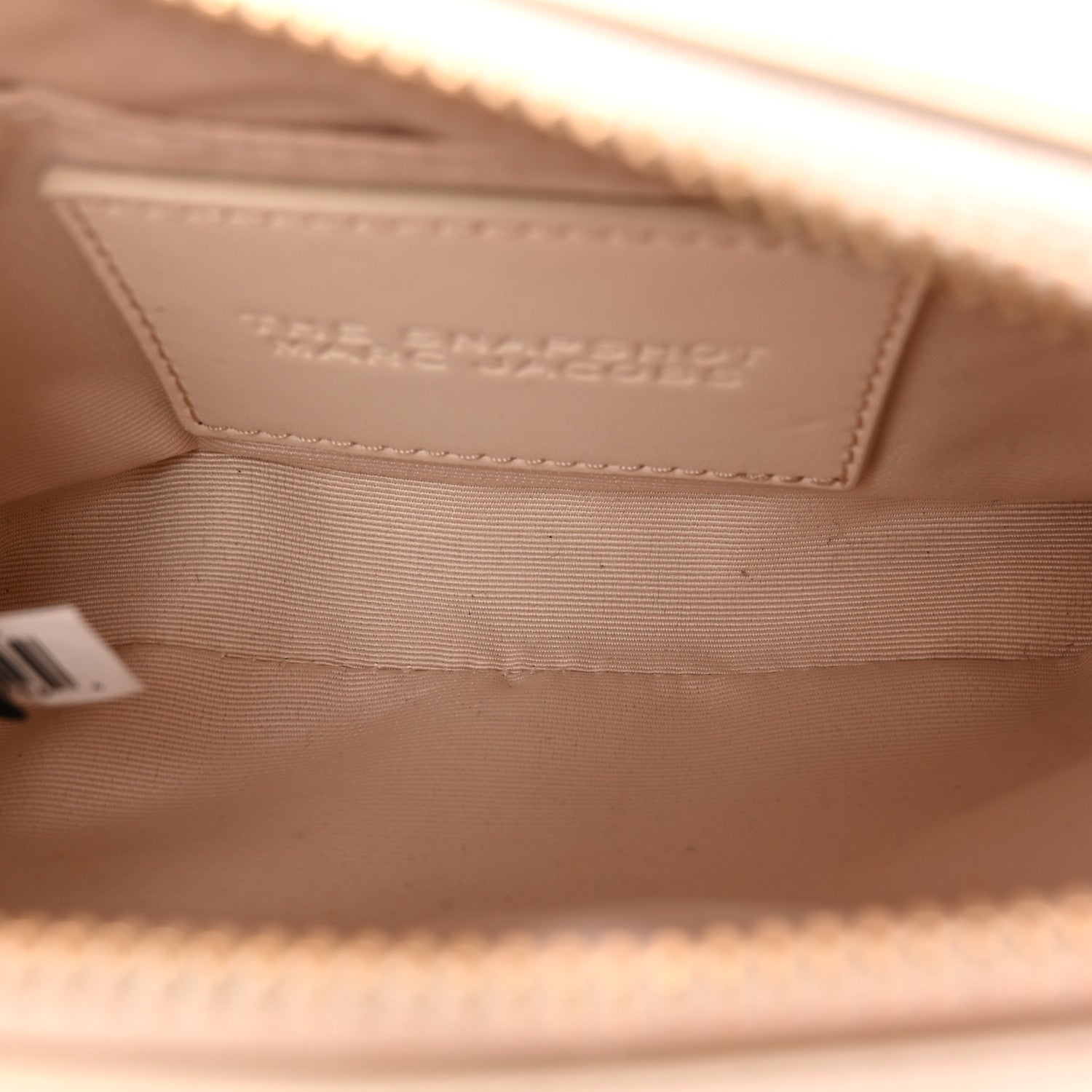 Perforated Calfskin Small Snapshot Camera Bag Tapioca