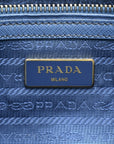Saffiano Small Galleria Double Zip Tote Cobalto