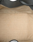 Grained Calfskin Medium Hammock Shoulder Bag Blue