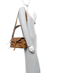 Re-Nylon Medium Explore Shoulder Bag Camel