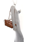 Supple Shiny Lambskin Little New Luggage Soft Tan