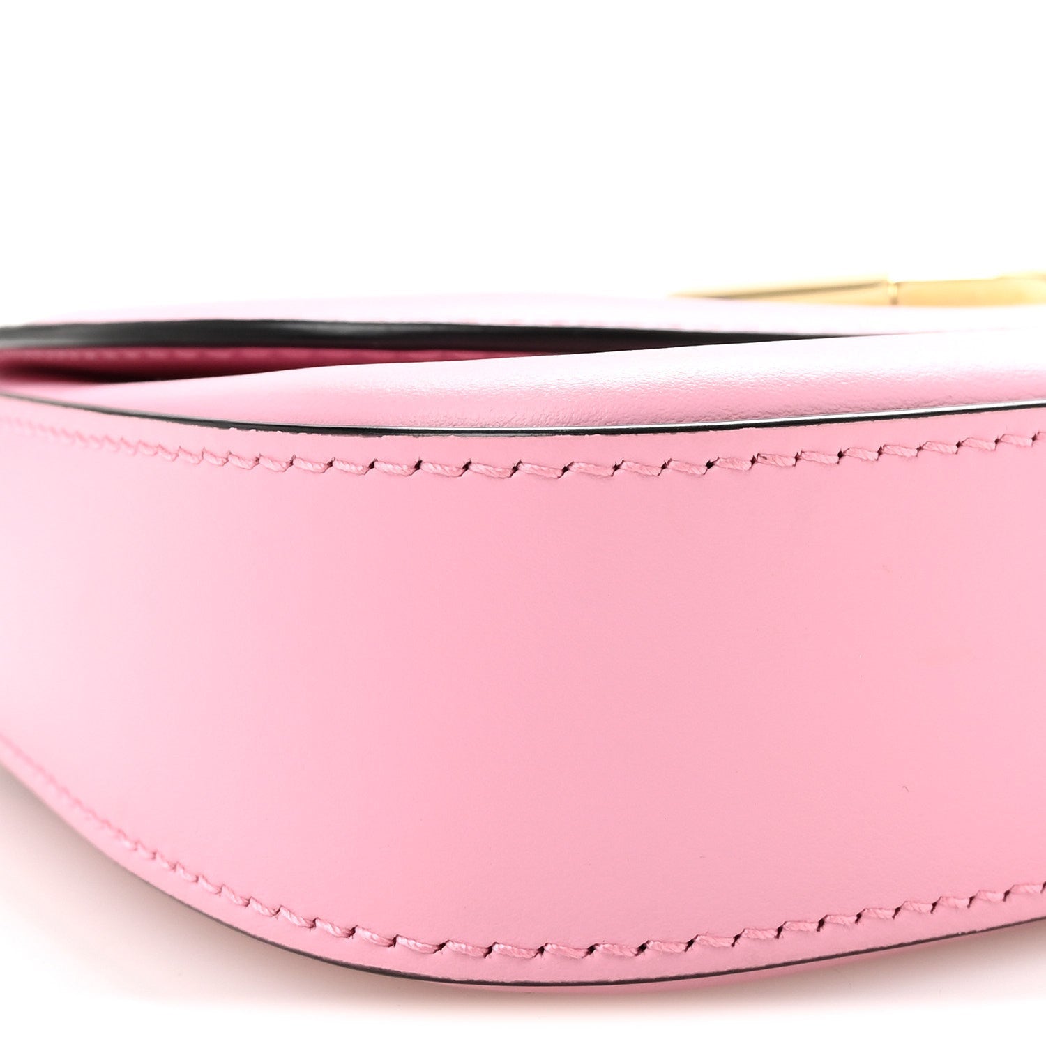 Calfskin 3.5 Flap Crossbody Bag Pink