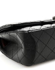 Aged Calfskin Quilted 2.55 Reissue 225 Flap Black