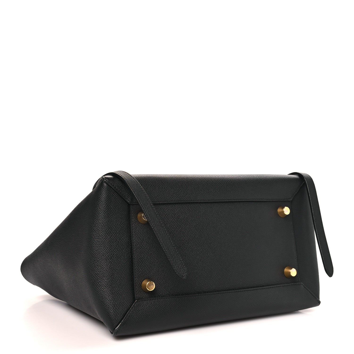 Grained Calfskin Mini Belt Bag Black